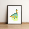 Dječje slike, dinosaur, brachiosaurus
